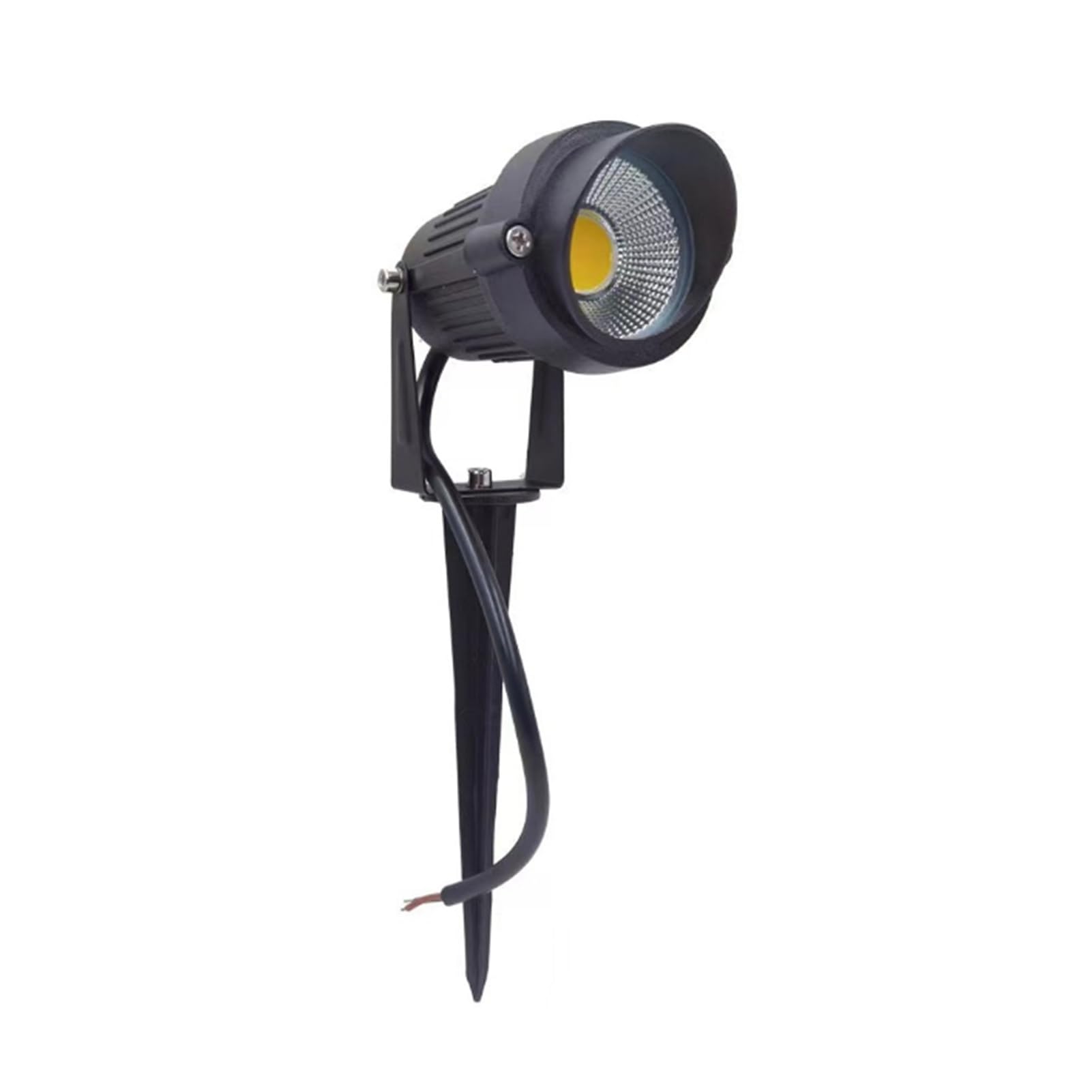tyfuture Outdoor Spotlight LED Landscape Lighting AC85-265V IP65 Waterproof COB Spot Lights with Spiked Stand for Garden, Courtyard, Flags, Walls Decorative Lamp (Color : Green, Size : 7W)
