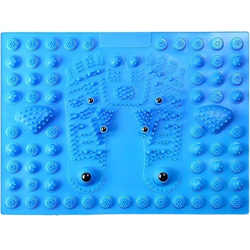 KINTEGOOD Tapete de massagem para pés de acupressão com 6 contas ...