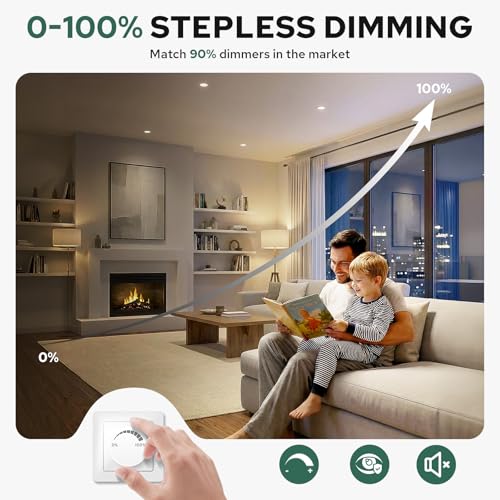 zexhy LED Einbaustrahler 230V 68mm Dimmbar Herausnehmbares LED-Modul-Design LED Spots 5W Einbauleuchten 360° und 90° verstellbare Ausrichtung Deckenspots Warmweiß Neutralweiß Kaltweiß 6er Set Weiß