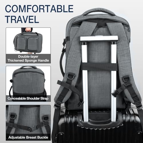 Image of Dinictis 40L Carry on Flight Approved Travel Backpack, Weekender Bag