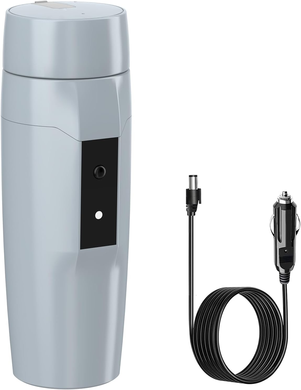 Portable Car Kettle Boiler 350ml, 12V 80W Fast Water Heater, Mini | Small Electric Travel Kettle, Automatic Shut-Off & Restart, Car Cup for Cigarette Lighter Socket, Good for Hot Tea Coffee