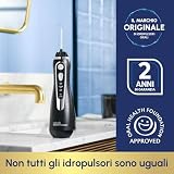 Waterpik Cordless Advanced, 3 Pressure Settings, Dental Plate Removal, Perfect for Travel and for Small Bathroom, Rechargeable USB Power Supply, Black Color (WP-582EU) - 6