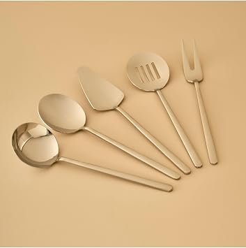 Bella Maison Siena 5 Par a Servis Seti, Silver