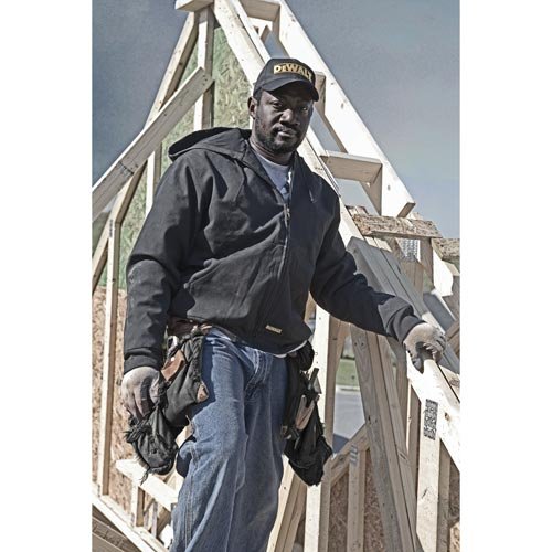 Dewalt Dchj061B-Xl 20V/12V Max Black Hooded Heated Jacket And Adaptor, X-Large #TOP2
