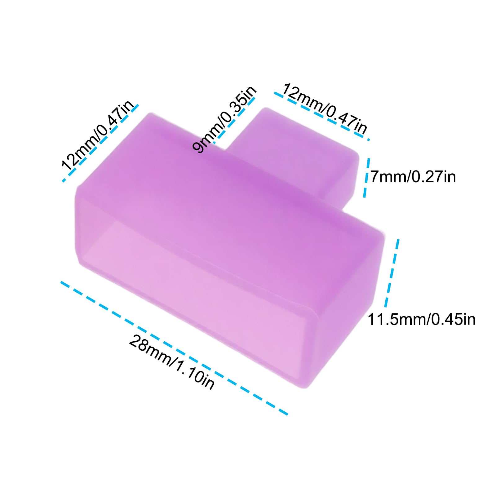 Briny River 5pcs RC Car Switch Silicone Cover Protector Compatible 1:5 1:8 1:10 1:12 1:14 1:16 Scale - Image 3