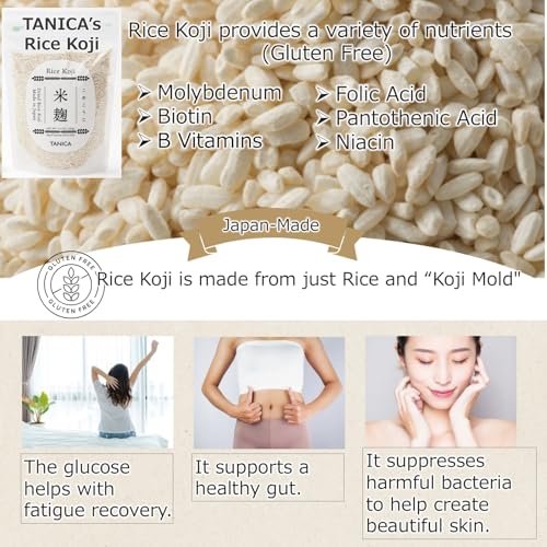 TANICA Rice Koji 1.1 lb (500g) – Authentic Japanese Dried Malted Rice for Yogurt Maker & Home Fermenter – Make Homemade Miso, Shio Koji & Amazake – 100% Japan-Grown White Rice, Gluten-Free, Vegan - image 6
