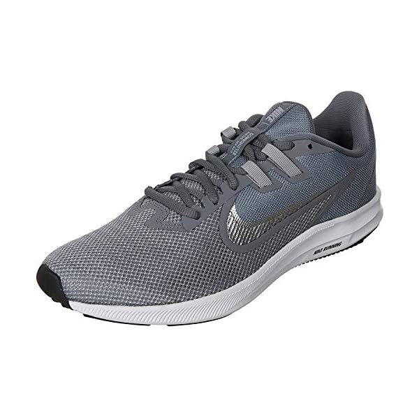 Nike-Mens-Downshifter-9-Running-Shoe Nike Women's Downshifter 9 Running Shoe, Cool Grey/Metallic Silver-Wolf Grey, 5 Regular US