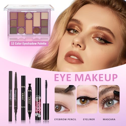 Makeup Kit for Teens Women full Kit Makeup Set for Teens girls Foundation Eyeshadow Palette Makeup Gift Set for Women Teenagers Christmas Makeup kits for Teen Girls - Image 5
