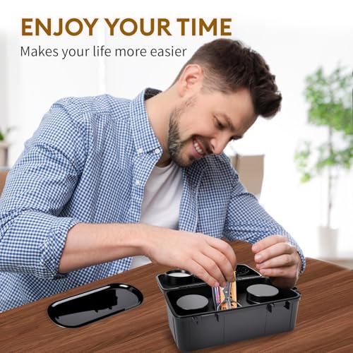 Anverion Smell Proof Bag, Portable Smell Proof Storage Box- Includes 2 Glass Jars, Grind & Rolling Tray | Waterproof & Airtight Smell Proof Container for Travel & Home - Image 7