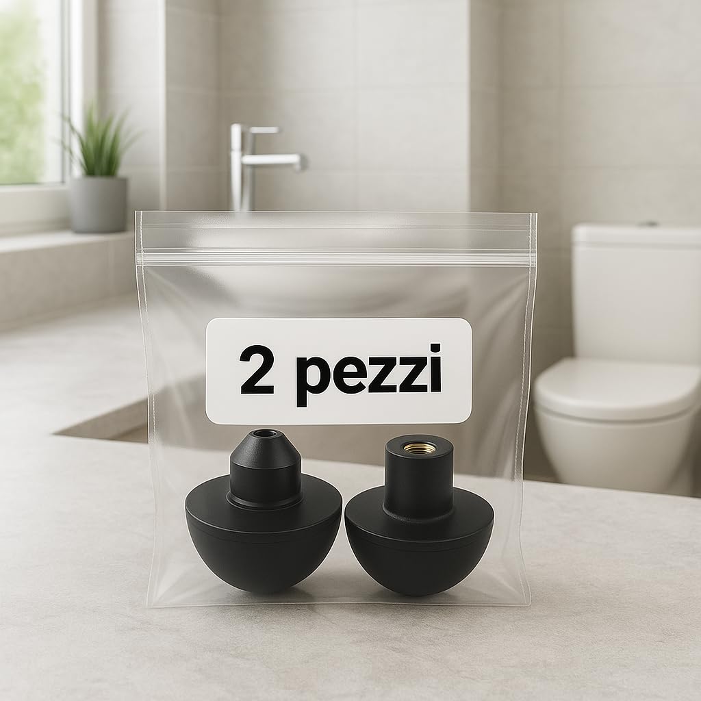 Uszczelka grzybkowa do syfonu Catis ślimakowego/zapadki i ciśnienie/zaczep Zestaw 2 sztuk by Hydro Home