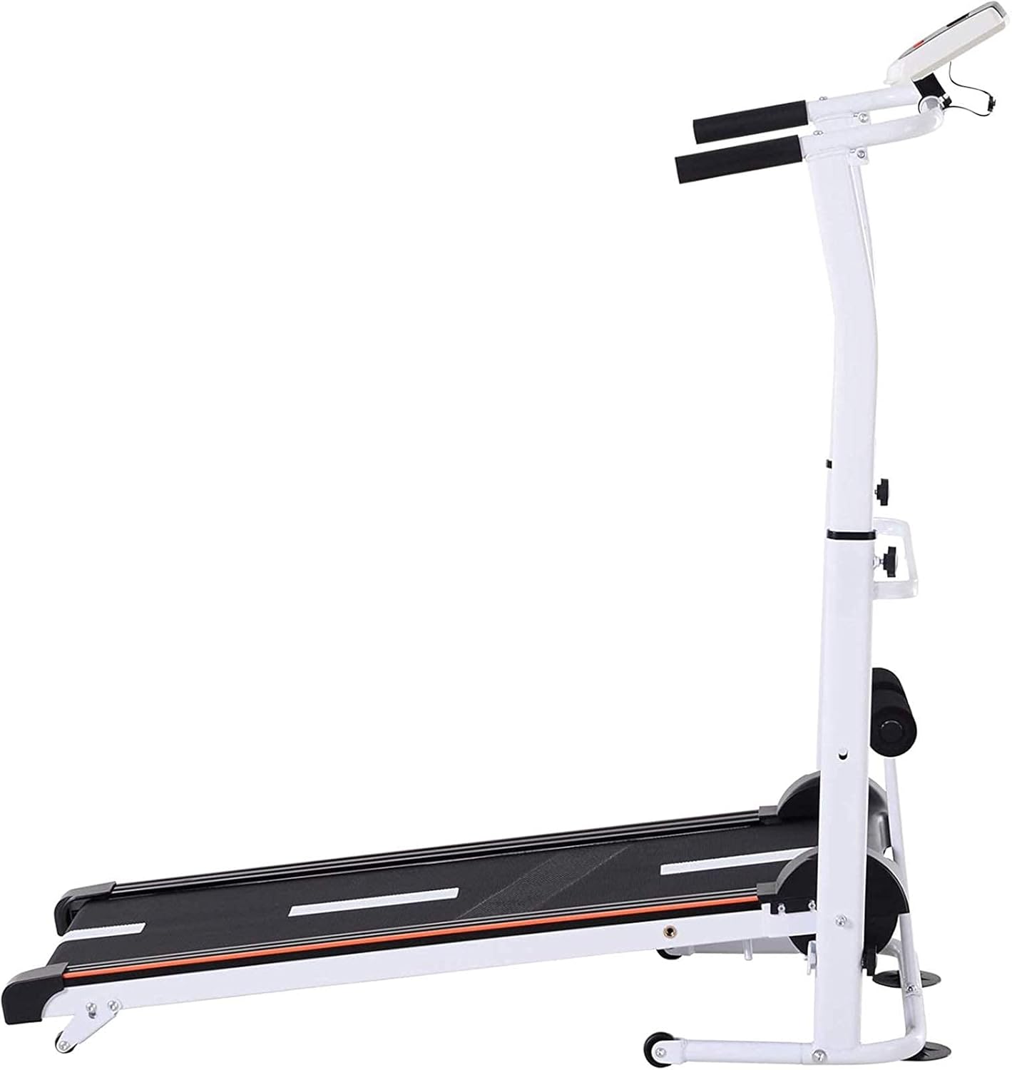 Caminadora Manual Plegable con Estación de Abdominales y Ruedas