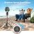 OGERY Portable Camping Fan with Adjustable Height Stand, 30000mAh Battery Powered Fan with Remote, LED Light, Auto Oscillation for Tent, RV, Bedroom, Travel – Floor & Desk Fan