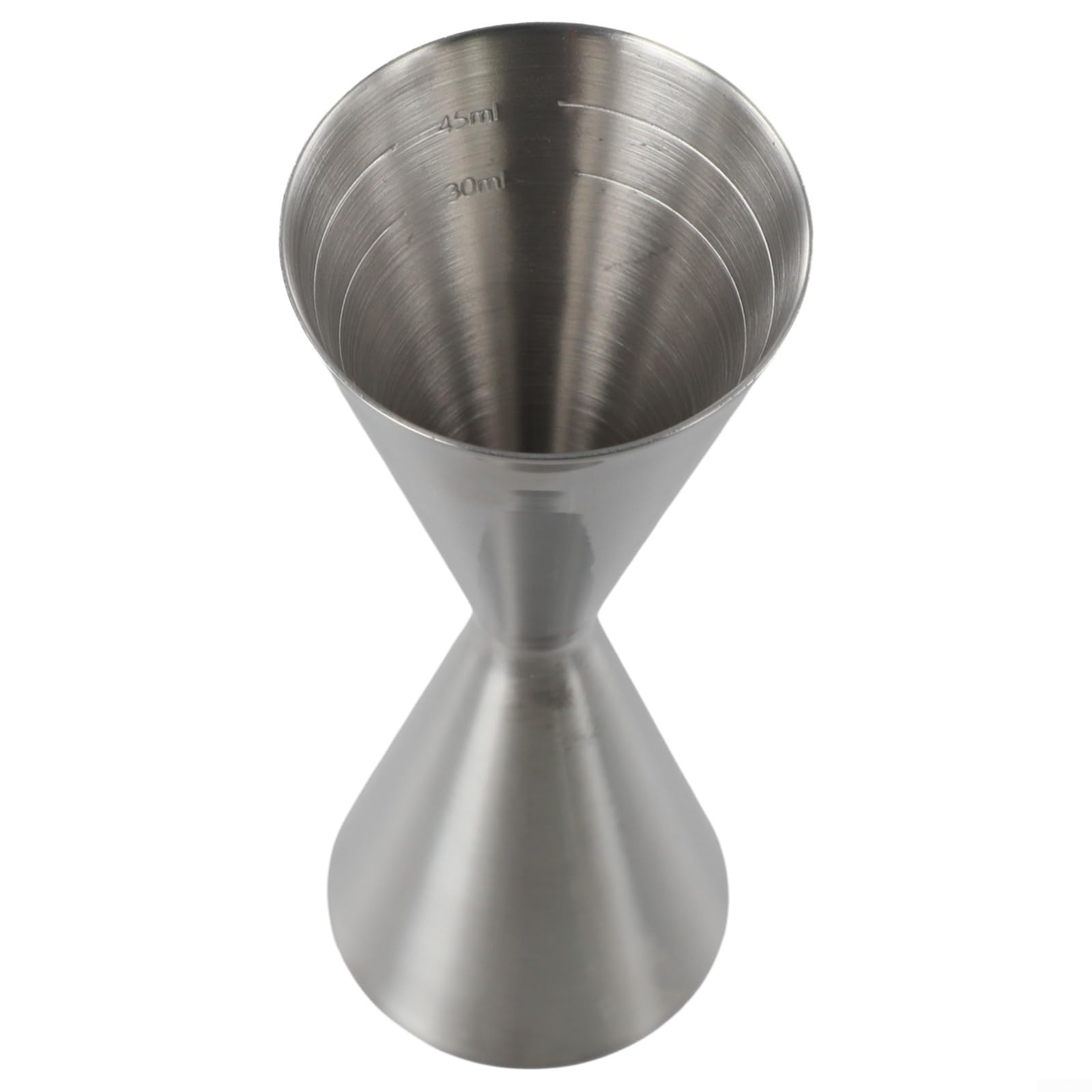 Stainless Steel Cocktail Jigger with Japanese Double Shot Measuring Cups for 30/60ml and 60/90ml Volumes, Made for Precision in Pouring (45/60ml)