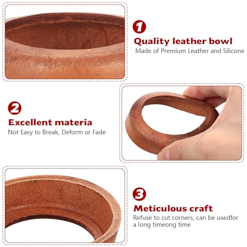 3 Stk Dichtung für Schwengelpumpe Typ 75, Ledermanschette Schwengelpumpen, Dichtungsringe Set Dichtungsset für Handpumpen Typ 75 Gartenpumpe Wasserpumpen Handpumpe Ersatzteil Dichtung Pumpe