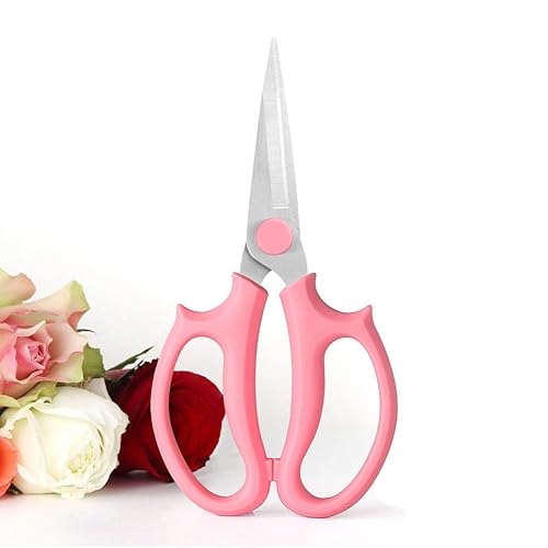 Leize Flower Scissors, Premium Thickened Stainless Steel Floral Shears, Strong