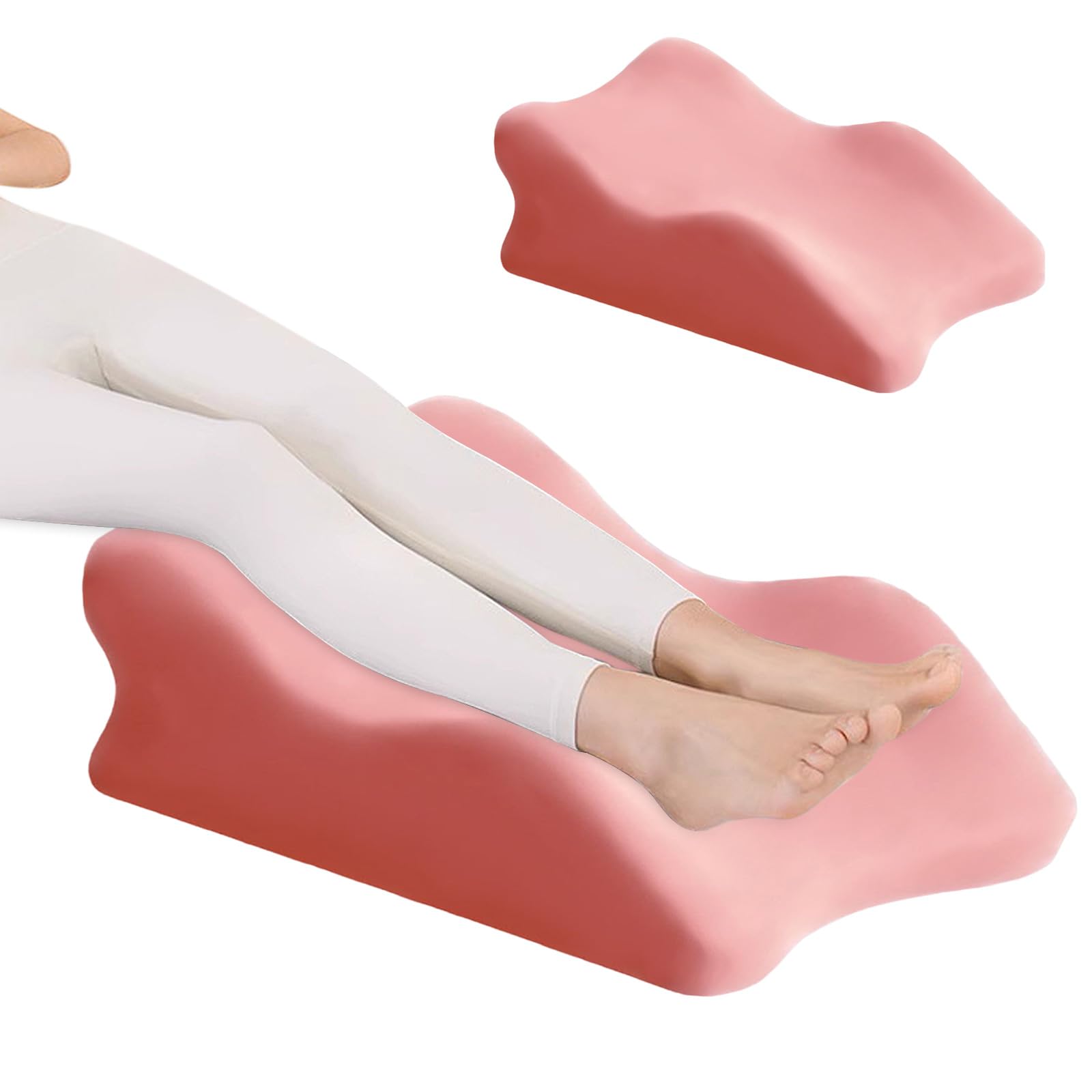 Cojín para venas para elevar las piernas, cojín ergonómico para elevar las piernas, cómodo cojín para las piernas para dormir, cojín de apoyo para mejorar la circulación sanguínea, reducir la