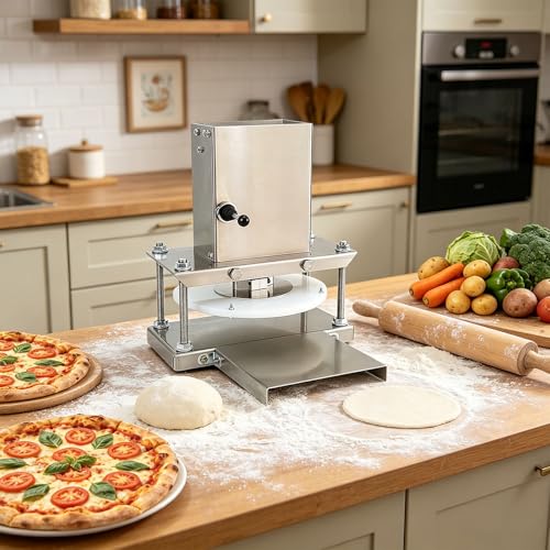 Komercyjna Prasa Do Ciasta Na Pizzę, 8,7-calowa Płyta Do Wyciskania Ciasta, Elektryczna Prasa Do Ciasta Na Pizzę, Do Ciast, Tortilli, Ciastek