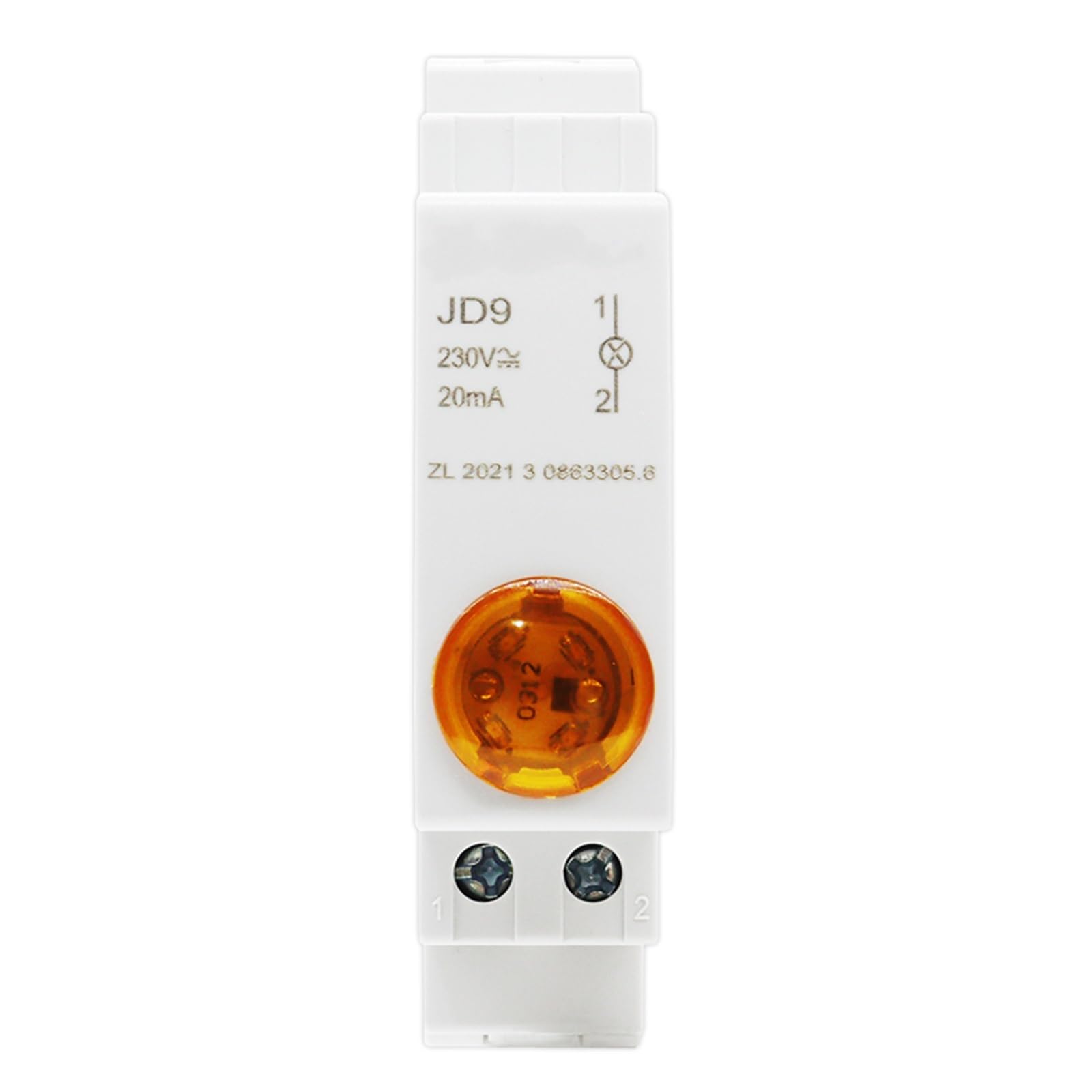 Din Rail Mount LED Signal Lamp Series AC/DC 24V 220V Indicating Indication Pilot Lights JD9