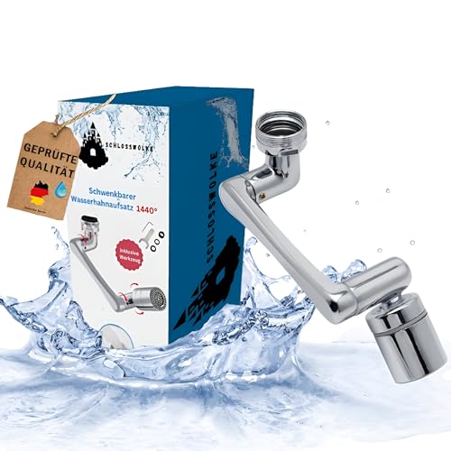 Wasserhahn Aufsatz Schwenkbar - 3 Modi Verlängerung Für Küche Und Bad