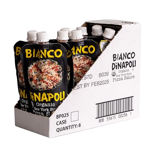 Bianco Dinapoli BP025 New York Style Organic Pizza Sauce Pouch 8 Oz thumb #4