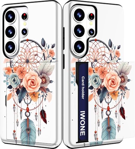 IWONE for Samsung Galaxy S26 Ultra Case - White Dreamcatcher