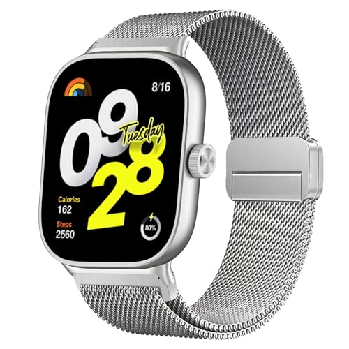 [MosFoil] Xiaomi Redmi Watch 6/Redmi Watch 5/4 �����o���h �~���l�[�[ �X�e�����X�� ���b�h�~�[�E�H�b�`6 �����x���g ���C�o�b�N���t�� ���v�o���h�}�O�l�b�g�� Xiaomi Smart Band 9 Pro/
