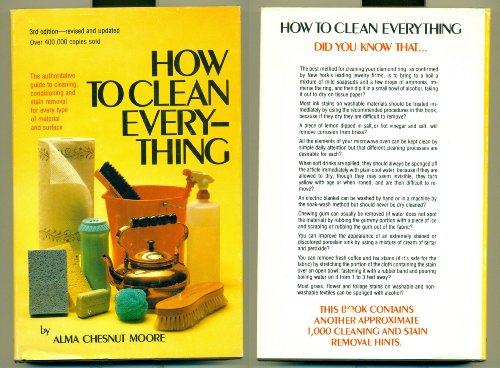 How to clean everything: An encyclopedia of what to use