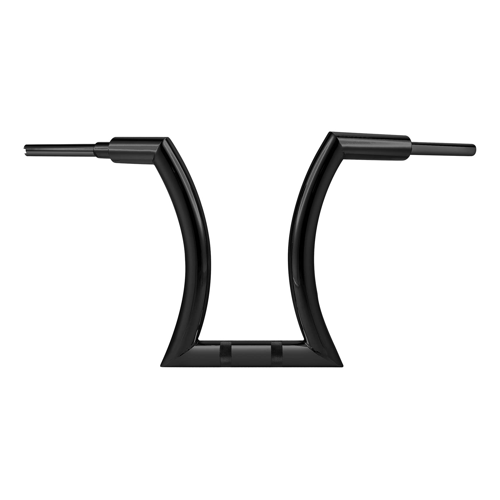 TCT-MOTORPARTS Black 18" Rise 2" Hanger Bar Handle Bar Fits for Harley Sportster 1200 883 XL Softail Fatboy