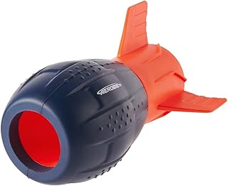 Aerobie Super Sonic Fin Catch Football Toy, Aerodynamic Russel Wilson Football Toys with Soft Construction, Outdoor Games for Kids Aged 8 & Up, Blue/Orange