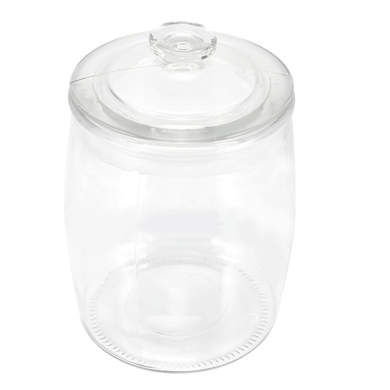Barattolo per Sottaceti in Vetro Trasparente con Coperchio Ermetico Contenitore per Biscotti e Conservazione Alimenti Vaso per Kimchi e Marmellate Vasetto Sigillato per Cucina