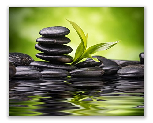 Inspirational Zen/Spa Wall Photo Art: Set Of 6-Relax And Motivate Beauty Unframed Photo Art Prints Only (8"X10") #TOP2