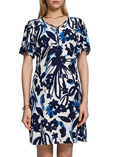 ESPRIT Damen 053EO1E305 Kleid, 407/DARK Blue 3, 36