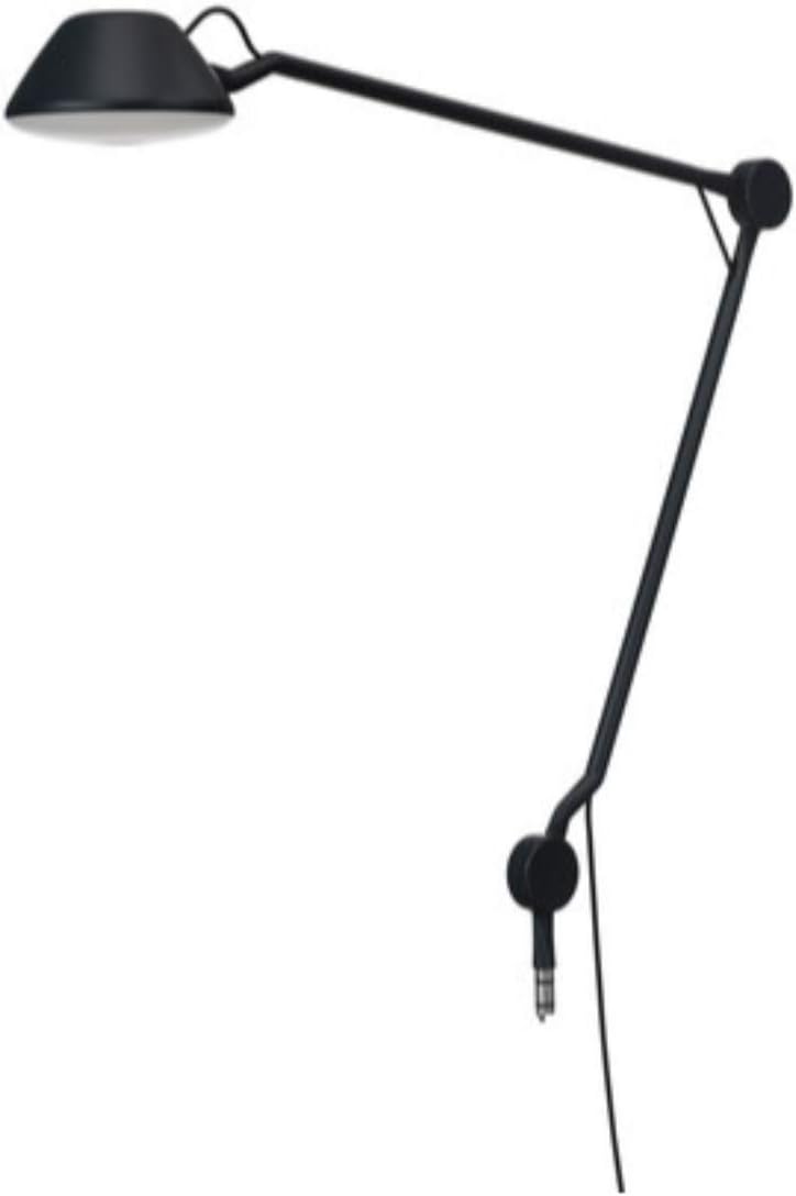 AQ01 Plug-in LED Desk Lamp, Designed by Anne Quist, Efficiency A++, Aluminium Shade, Lacquered, 5 x 45 x 44 cm, Black (62698408)