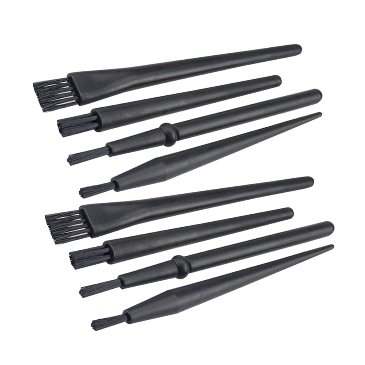 LIFKOME 1Set Static Brush Set for Electronics Repair Cleaning Tools for Workshop Use Includes Various Brush for Versatile Applications Black