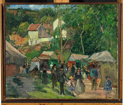 Tableau Pissarro de haute précision en 60x90cm pour une décoration murale de prestige