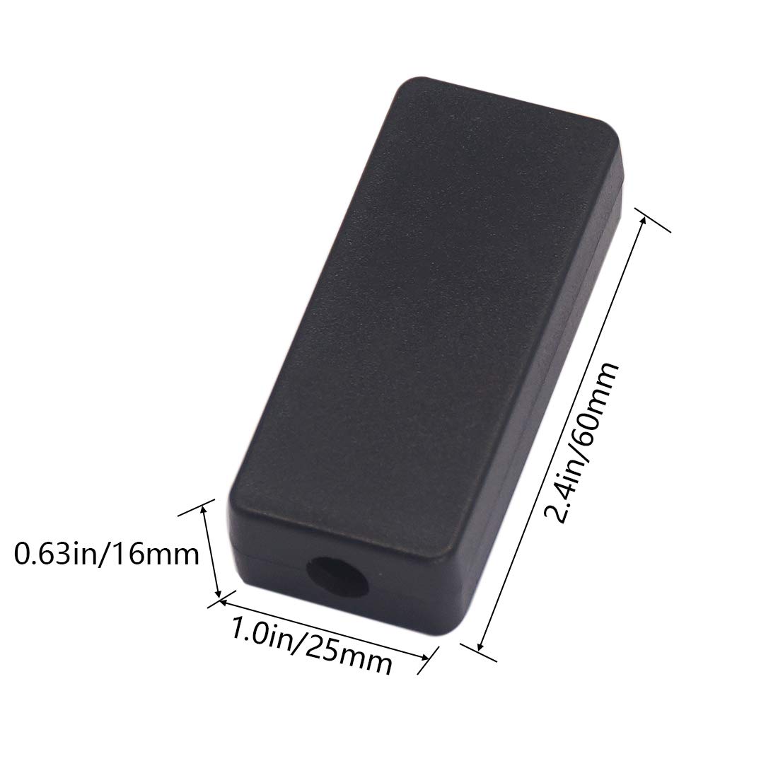 Zulkit 5Pcs Project Boxes ABS Plastic Electrical Project Case