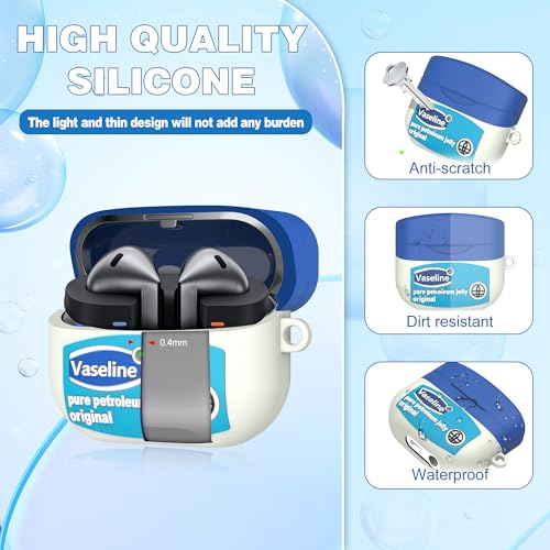 Case-Compatible-with-Samsung-Galaxy-Buds-3-Pro-Case-Buds-3-Case-2024-with-Cleaner-Kit-Cute-Funny-Cartoon-Shockproof-Design-Silicone-Protective-Cover-with-Keychain-for-Men-Girls-Women-Blue