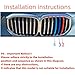 VaisbyTown Automotive Grille Inserts for BMW X5 G05 2026 2025 2024 (NOT for M60i, Base) 7 Grilles,Front Grill Accessories