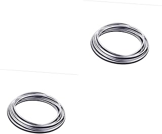 Vaguelly 2 Peças De Acessórios De Carro Interior Do Carro Guarnição De Moldagem Banhada Tira De Acabamento Prateada Guarnição De Carro Decoração De Interiores De Carro Decoração Moldagem