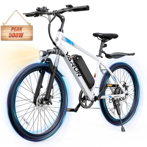 VARUN Electric Bike 350W/500W 20MPH 24" Mountain Ebike