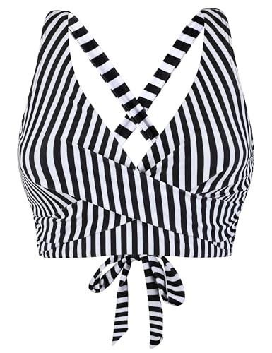 Haut de bikini à armatures et push-up croisé galbant