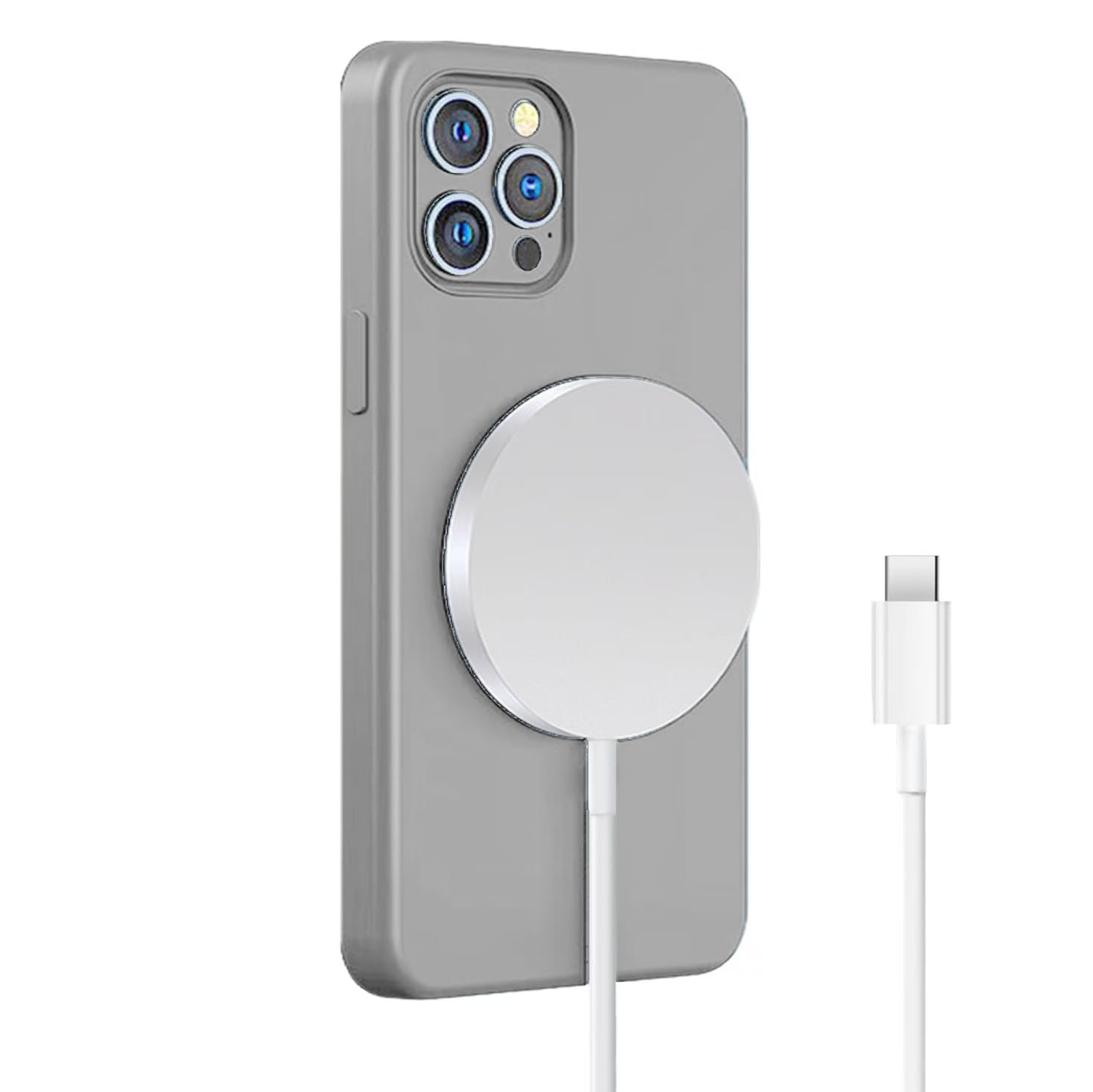Amazon.co.jp: ワイヤレス充電器 マグネット式 最大15W出力 Type-C
