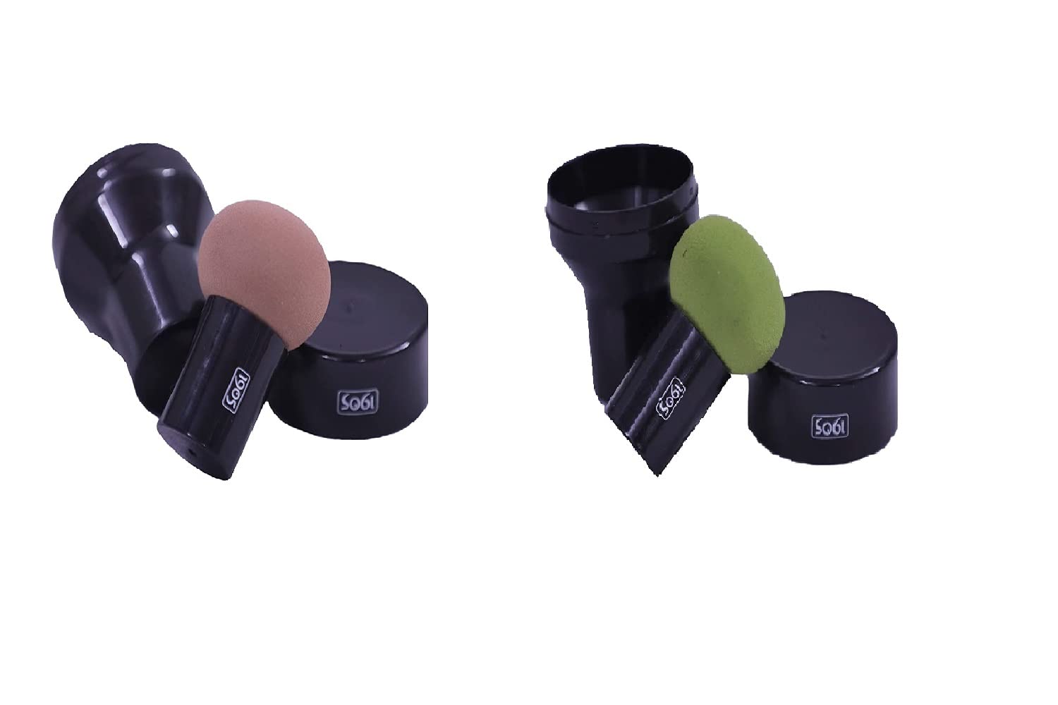 Pink Shimmer Professional Stick Beauty Blender With Storage Case - Pack of 2