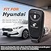 Yewong Car Key Fob Replacement Remote for Hyundai Tucson 2010-2015 Santa Fe 2006-2011 FCC ID:OSLOKA-850T P/N:95430-2S200, 95430-2S201 315mhz 3 Buttons