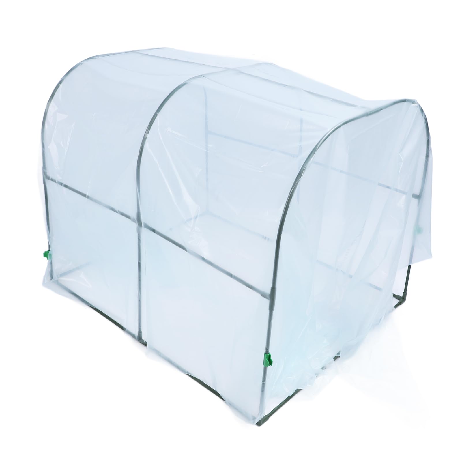 Mini Invernadero Portátil, Tienda de Campaña Exterior Resistente para el Crecimiento de Plantas, Resistente a los Rayos UV, Juego de 50 Piezas, Ideal para Uso en el Hogar y el Jardín (80*200cm)