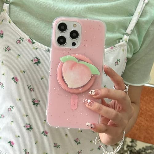 KOJO iPhone13 �p �P�[�X �K�[���[�n Magsafe�Ή� �� ���C�����X�[�d�\ �}�O�l�b�g���� ���@�\ �؍� ���킢�� �G�� ��X���� ���b�v�z�[���t�� ���C�g�s���N �}�O�l�b�g�X�}�z�X�^���h�t��