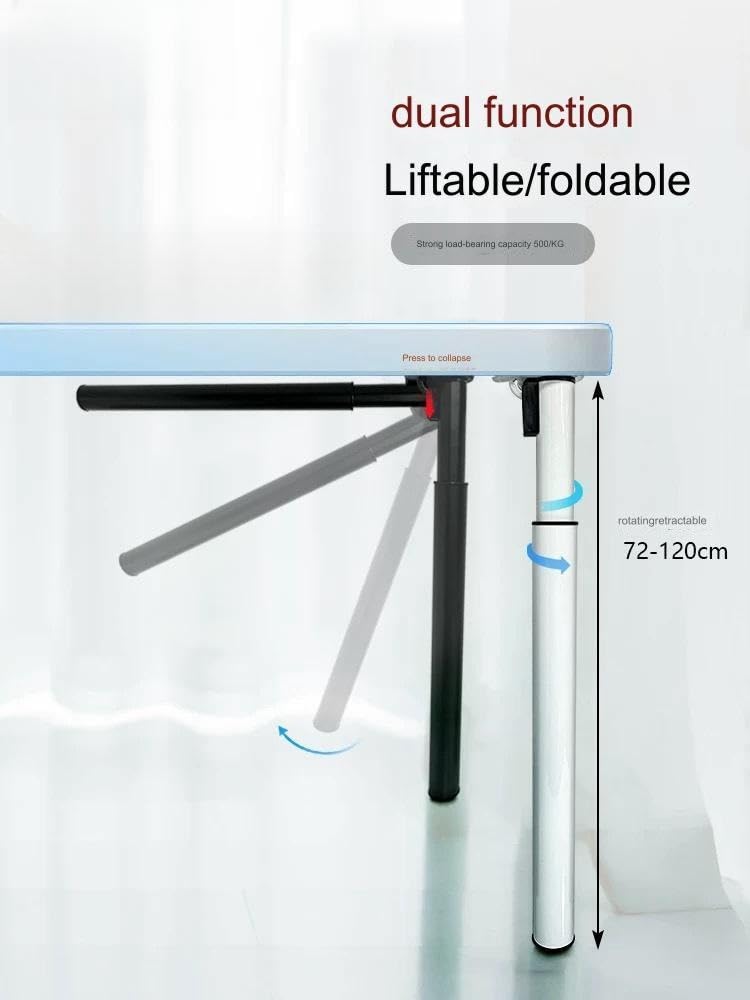 Patas de mesa plegables de aluminio ajustables, patas telescópicas de RV para camping, pontones, camiones, remolques de viaje, soporte resistente para actividades al aire libre