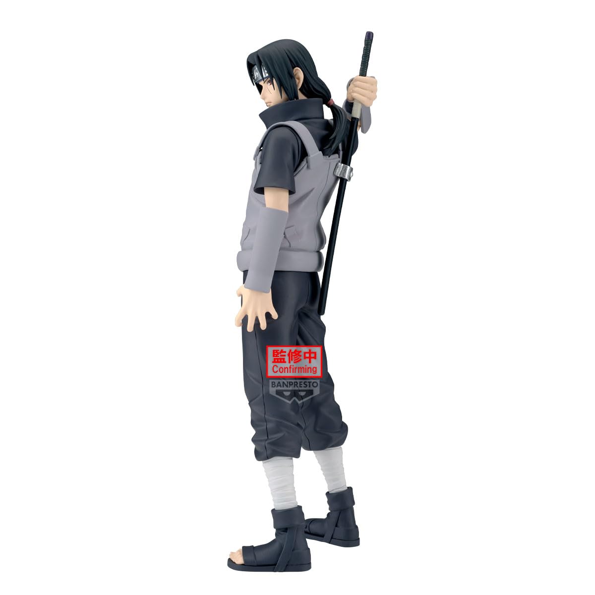 Banpresto Naruto Shippuden Grandista Itachi Uchiha Figure | 27cm PVC Statue | Official Naruto Collectible by Banpresto | Non‑Articulated Anime Display Model