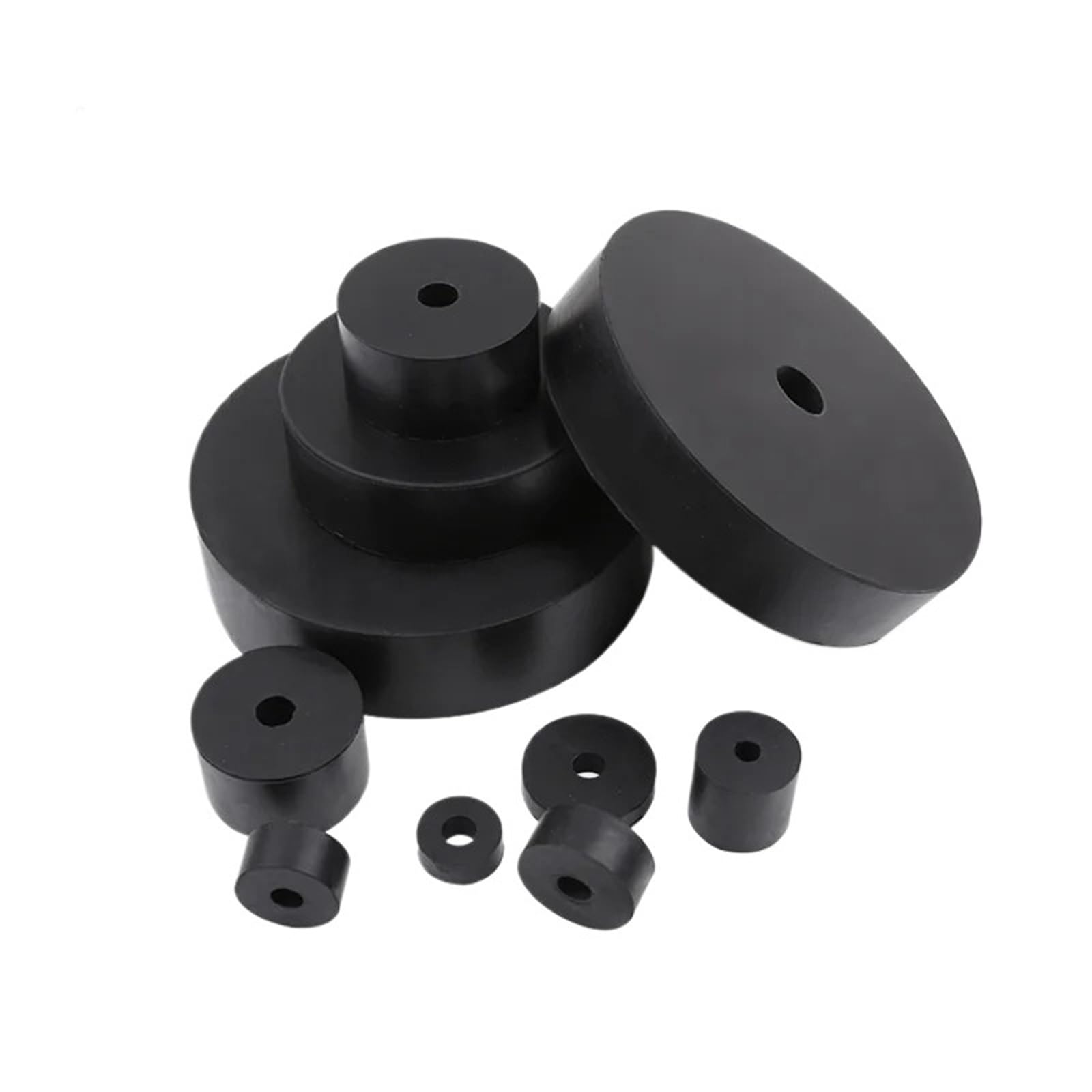 1 junta de arandela de goma negra de 15 mm de diámetro interior, 90 mm, 100 mm, 110 mm, 120 mm de diámetro exterior, junta de goma plana resistente a altas temperaturas Junta con fugas(15x1