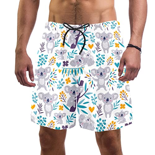 Short de bain homme Yuzheng pour la piscine maillots de bain et shorts de plage koala
